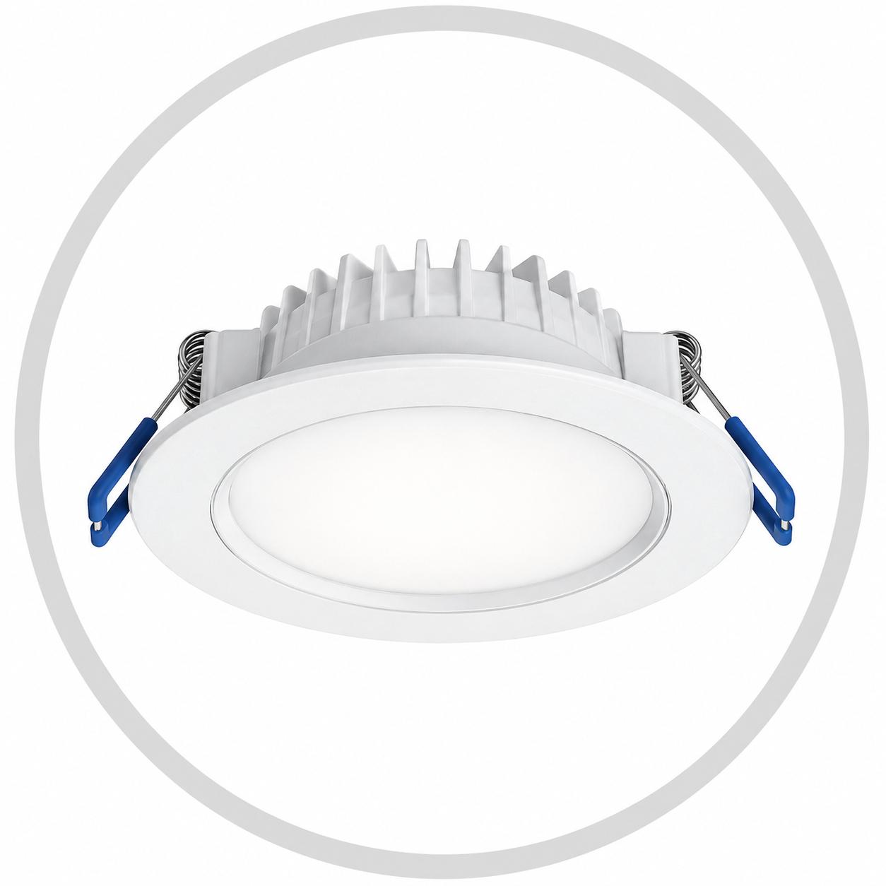 Đèn LED downlight âm trần đa dạng công suất, kiểu dáng